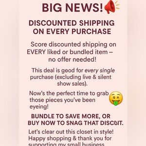 Discounted Shipping Offer